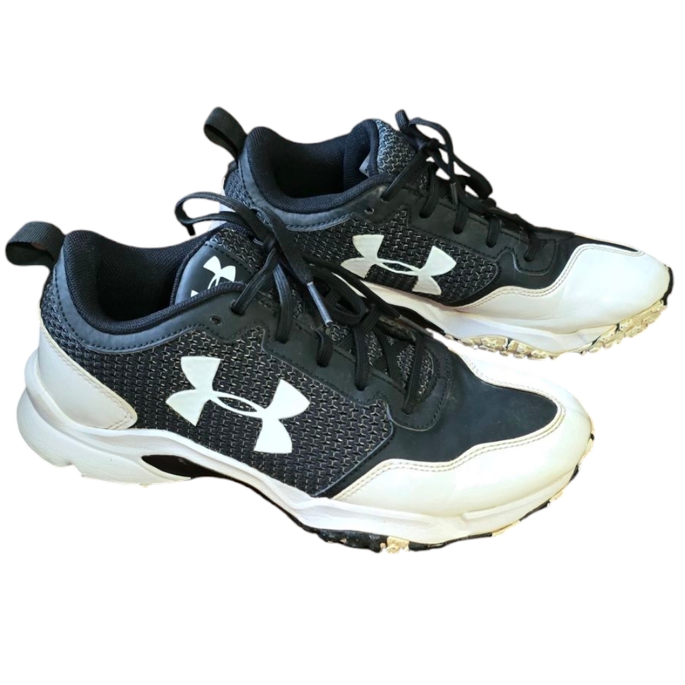 Under Armour Black and White Athletic Shoes